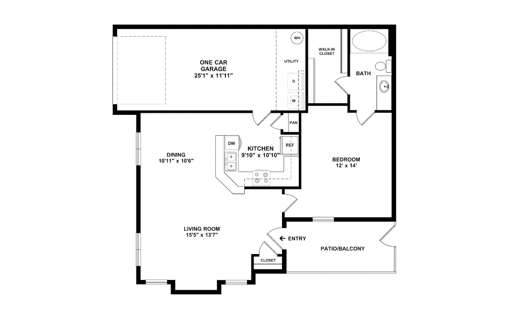 2D Flat Floorplan - A5